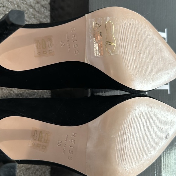 Reiss- Black Suede —Heels- Size 38 - US size 7 1/2 - Picture 6 of 8